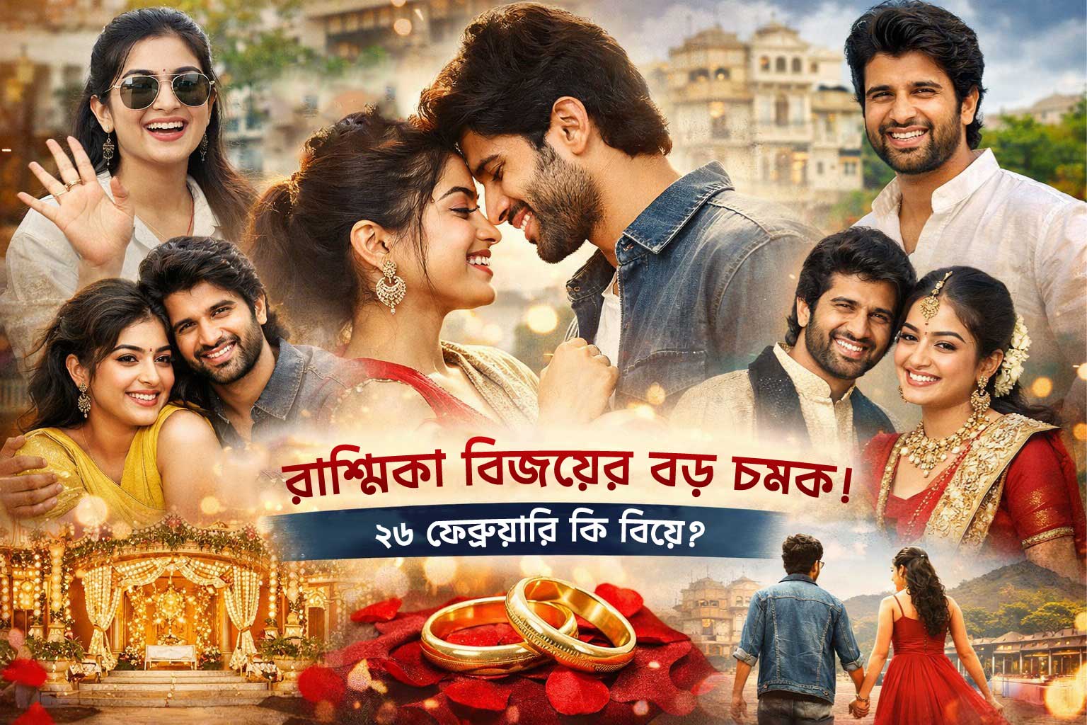 গীতা গোবিন্দম থেকে সাত পাক? ২৬শে ফেব্রুয়ারি কি তবে সত্যিই বিয়ের পিঁড়িতে রাশমিকা-বিজয়!